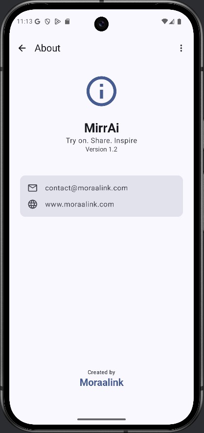 MirrAi app screenshot - Ideas